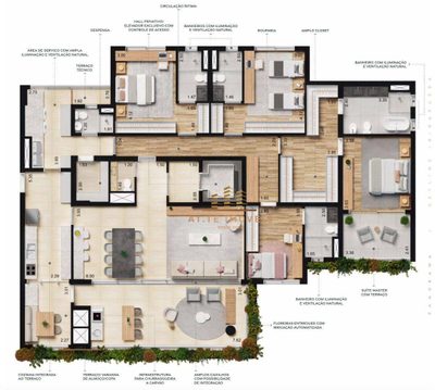 Apartamento, 4 quartos, 248 m² - Foto 4