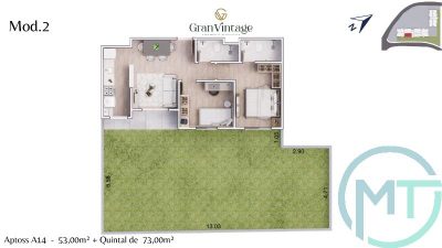Apartamento, 2 quartos, 53 m² - Foto 5