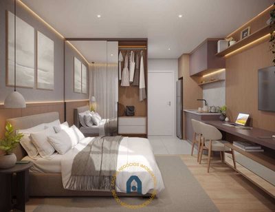 Apartamento, 1 quarto, 25 m² - Foto 1