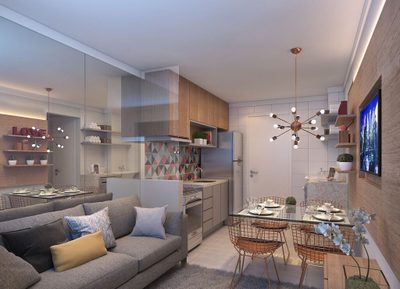 Apartamento, 2 quartos, 34 m² - Foto 2