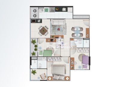 Apartamento, 3 quartos, 71 m² - Foto 4
