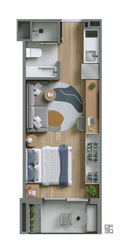 Apartamento, 1 quarto, 32 m² - Foto 1