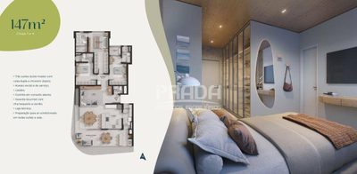 Apartamento, 3 quartos, 147 m² - Foto 2