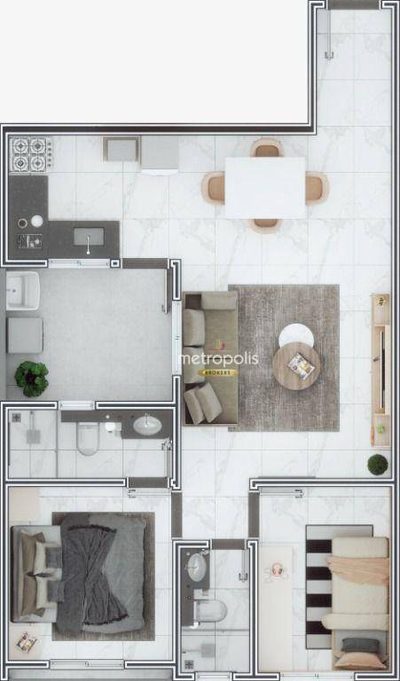 Apartamento, 2 quartos, 61 m² - Foto 5