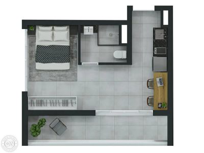 Apartamento, 1 quarto, 21 m² - Foto 5