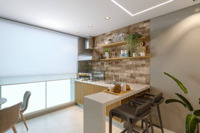 Cobertura, 3 quartos, 122 m² - Foto 2