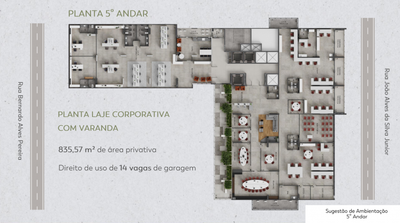 Sala-Conjunto, 835 m² - Foto 2