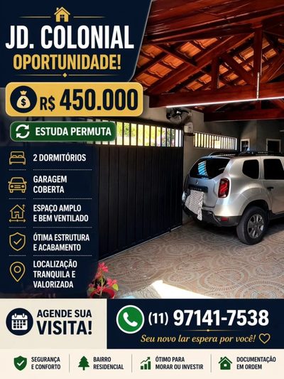 Casa, 2 quartos - Foto 1