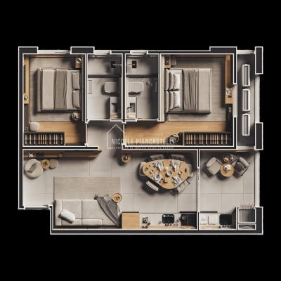 Apartamento, 2 quartos, 54 m² - Foto 4