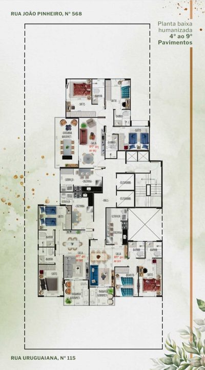 Apartamento, 2 quartos, 77 m² - Foto 2