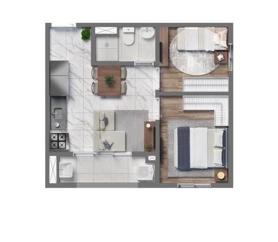 Apartamento, 1 quarto, 24 m² - Foto 1