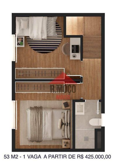 Apartamento, 2 quartos, 45 m² - Foto 5