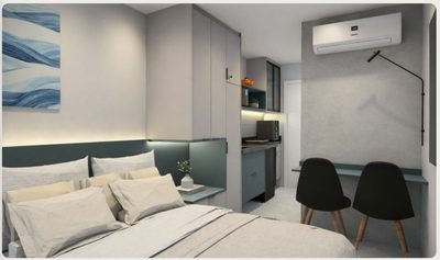 Apartamento, 1 quarto, 17 m² - Foto 1