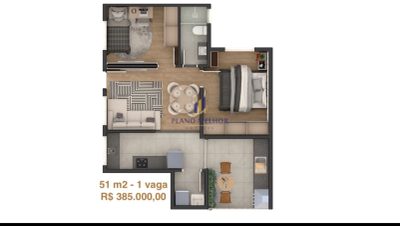 Apartamento, 2 quartos, 56 m² - Foto 5