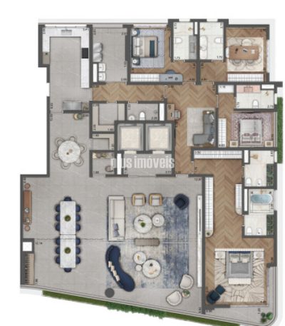 Apartamento, 4 quartos, 493 m² - Foto 4