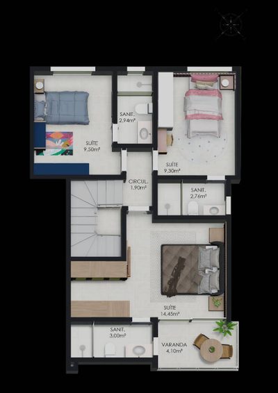 Casa, 4 quartos, 120 m² - Foto 1