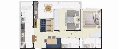 Apartamento, 2 quartos, 72 m² - Foto 4
