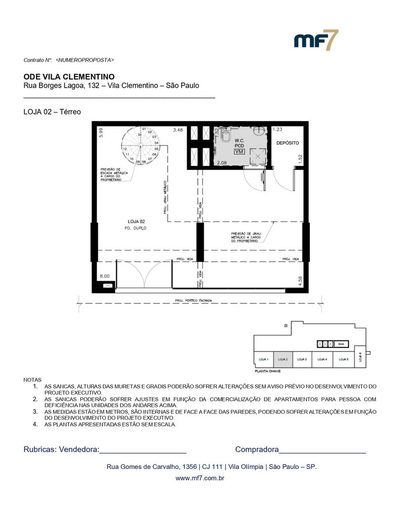 Loja-Salão, 55 m² - Foto 3