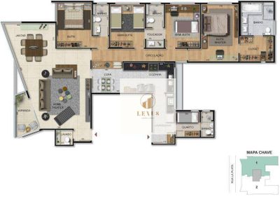 Apartamento, 4 quartos, 184 m² - Foto 3