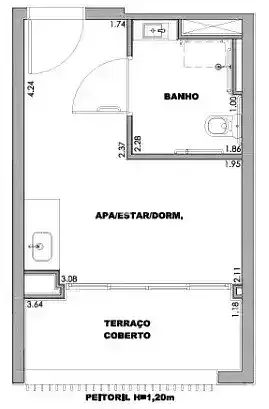Apartamento, 1 quarto, 26 m² - Foto 5