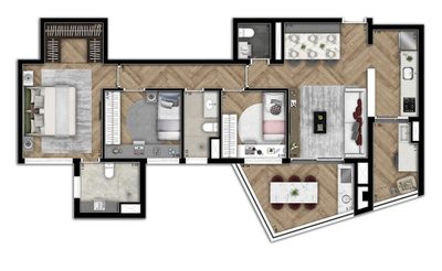 Apartamento, 3 quartos, 179 m² - Foto 5