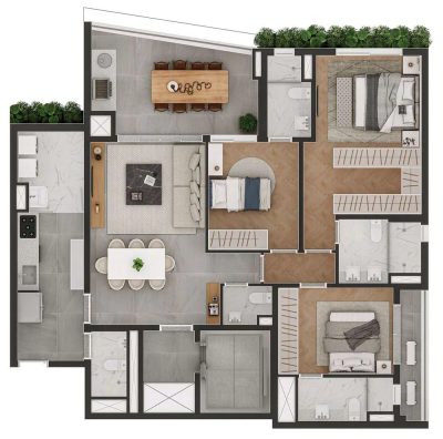 Apartamento, 4 quartos, 156 m² - Foto 1