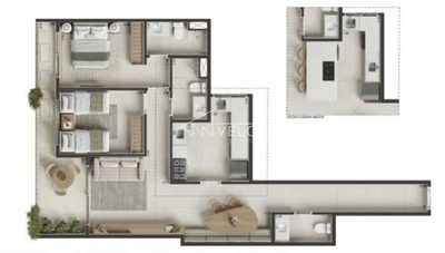 Apartamento, 2 quartos, 82 m² - Foto 4