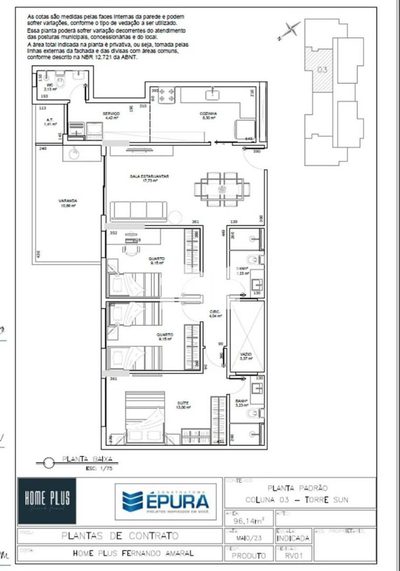 Apartamento, 3 quartos, 93 m² - Foto 3