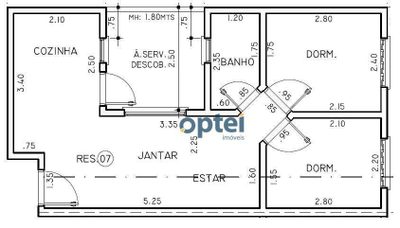 Apartamento, 2 quartos, 45 m² - Foto 3