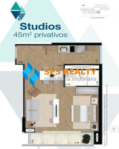 Apartamento, 1 quarto, 46 m² - Foto 4