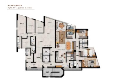 Apartamento, 4 quartos, 127 m² - Foto 4