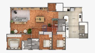 Apartamento, 3 quartos, 165 m² - Foto 3