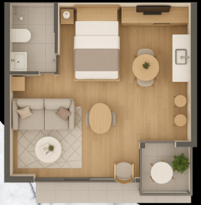Loja-Salão, 22 m² - Foto 4