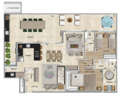 Apartamento, 2 quartos, 91 m² - Foto 1