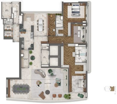 Apartamento, 4 quartos, 515 m² - Foto 5