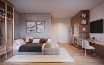 Apartamento, 1 quarto, 54 m² - Foto 3