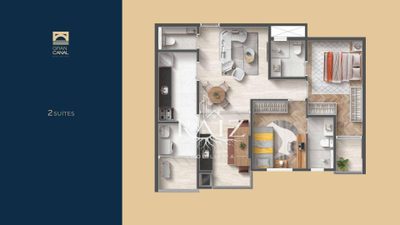 Apartamento, 2 quartos, 70 m² - Foto 1