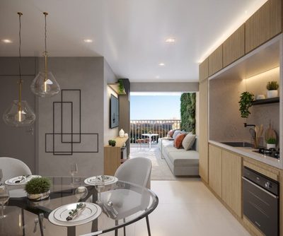 Apartamento, 2 quartos, 45 m² - Foto 3