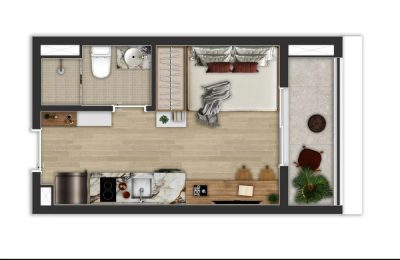 Apartamento, 1 quarto, 30 m² - Foto 5