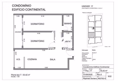 Apartamento, 2 quartos, 60 m² - Foto 3
