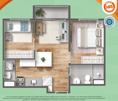 Apartamento, 2 quartos, 41 m² - Foto 5