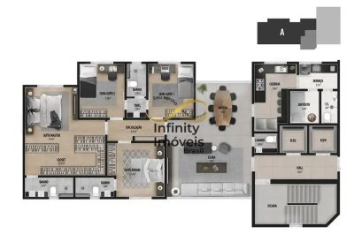 Cobertura, 4 quartos, 199 m² - Foto 4