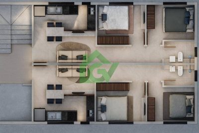 Apartamento, 2 quartos, 47 m² - Foto 2