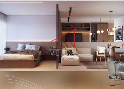 Apartamento, 1 quarto, 34 m² - Foto 2