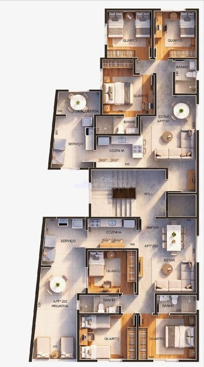 Apartamento, 3 quartos, 91 m² - Foto 3