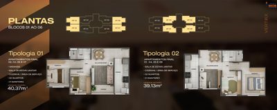 Apartamento, 2 quartos, 40 m² - Foto 2