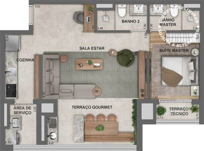 Apartamento, 3 quartos, 119 m² - Foto 5