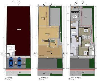 Sobrado, 3 quartos, 128 m² - Foto 2