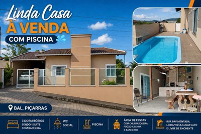 Casa, 3 quartos - Foto 1