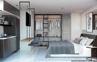 Apartamento, 1 quarto, 27 m² - Foto 3